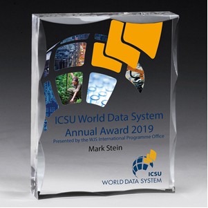 Scalloped Acrylic Paperweight Awards - 4" x 5" x 1" - 2244L (Laser)